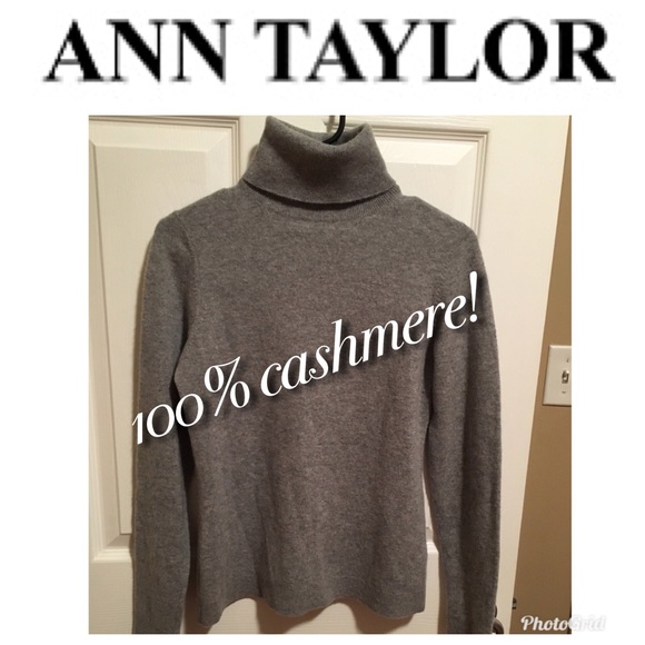 Ann Taylor Sweaters - - - CASHMERE Ann Taylor turtleneck